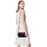 Dabdays Woven Crossbody Bags for Women Handwoven Purses Vegan Leather Small Handbag Handmade Shoulderbag (Black)