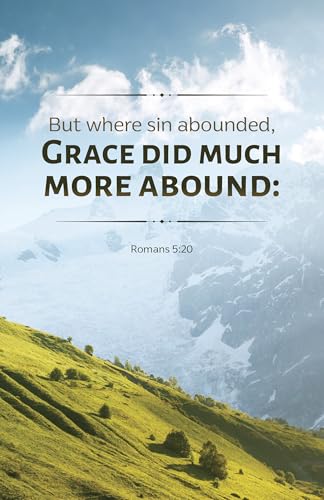General Worship Bulletin: Grace Did (Package of 100): Romans 5:20 (Kjv)