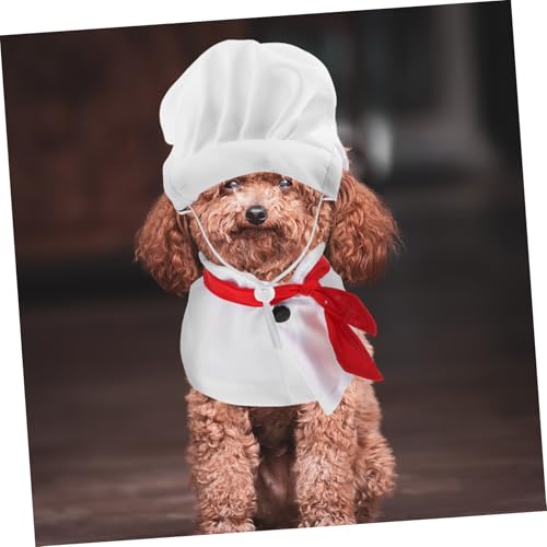 Disfraz Chef Divertido para Perro con Sombrero VOSAREA miniatura 6