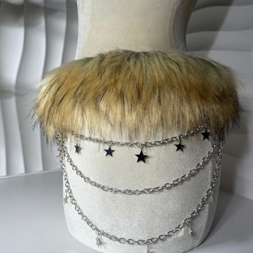 Ceinture rétro en fourrure pour structurer une robe vintage trop ample
