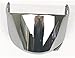 LS2 Helmets FF325 Strobe Visor Solid Modular Motorcycle Helmet Lens LS2 FF370 FF386 FF394 Replacement Helmet Shield (Chrome Silver)
