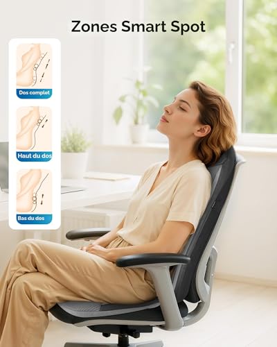 Fauteuil massant Shiatsu 2D/3D chauffant COMFIER
