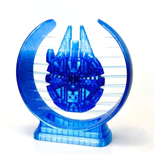 Image of PETG 3D Printer Filament 1.75mm,Ice Blue Gradient,Translucent Crystal Blue,3D Printer Filament, Glossy PETG Filament for FDM 3D Printing 1kg(2.2lbs)