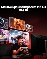 Lexar EQ790 2TB Interne SSD mit Kühlkörper, M.2 2280 PCIe Gen4x4 NVMe SSD, 7000 MB/s Lesen, für Intensive Workloads, PS5 & PC Gaming, Leistungsstarkes internes Solid State Laufwerk – Ansicht 6
