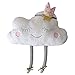 IMIKEYA Cartone Animato a Forma di Nuvola Cuscino Carino Bambino Lenisce Cuscino Ricamato Cuscino da Tiro Strabismo Morbido Divano Cuscino in Vita Nuove Decorazioni per La Camera dei Bambini