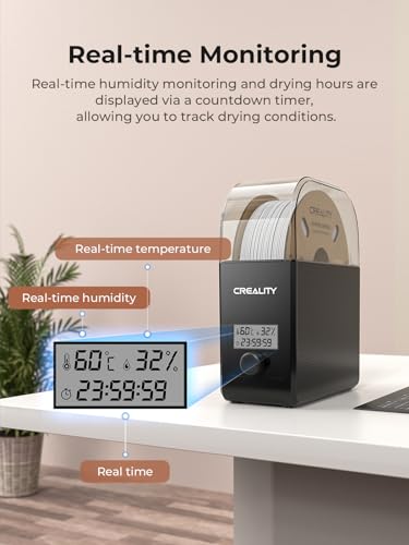 Image of Creality Filament Dryer Box Pro, Upgraded 360 Heating with Fan, Dust & Moisture-Proof Storage, 3D Printer Filament Spool Holder, Dehydrator for 1.75mm /2.85mm PLA PETG ABS TPU
