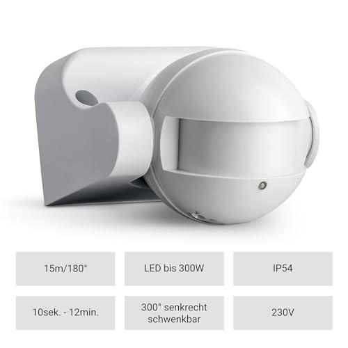 Steinel 600419 Plafond, Wand Bewegingsmelder 120 ° Relais Zwart IP54