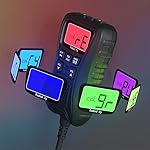 Radioddity CS-47 Small CB Radio, AM/FM, 40-Channel, One Hander Microhone Built-in Speaker Noise Reduction, Large 7-Color Backlit LCD Display, VOX, RF Gain Long-Range for Offroad, Trucker, Backcountry - Image 2