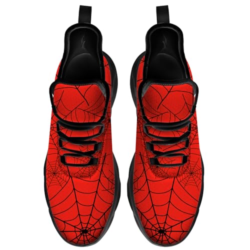 Men's Women's Fashion Sneakers Spider Web Shoes Running Walking Tennis Shoes3