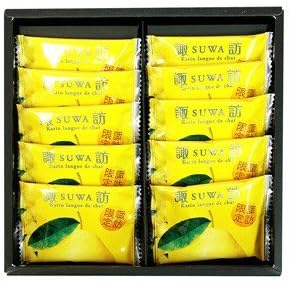 Amazon 諏訪限定 かりんラングドシャ 10個入 信州花梨 マルメロ使用 あずさ屋 ケーキ菓子 デニッシュ菓子 通販