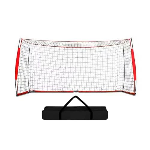 Portería de fútbol de resina muy resistente y portátil con bolsa para transporte fácil