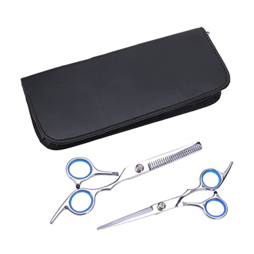 Ipetboom 3Pcs Hair Cutting Scissors Set Premium Hair Shears with Thinning Scissors Storage Case for Home Use Comfortable Design for Men Women