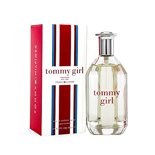 Tommy Hilfiger – Tommy Girl Eau de Toilette - 100 ml – Parfum Femme – Senteur Fruité Floral - Parfum Fleuri très Frais aux Notes Fruitées – Flacon...