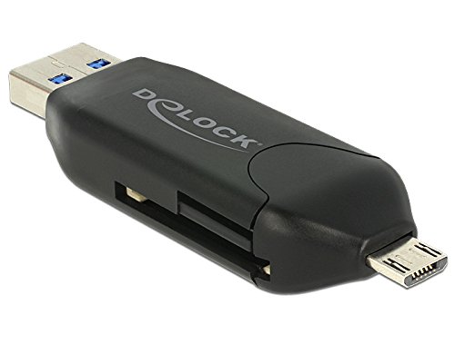 Delock Micro USB OTG Card Reader USB 3.0 wtyczka A