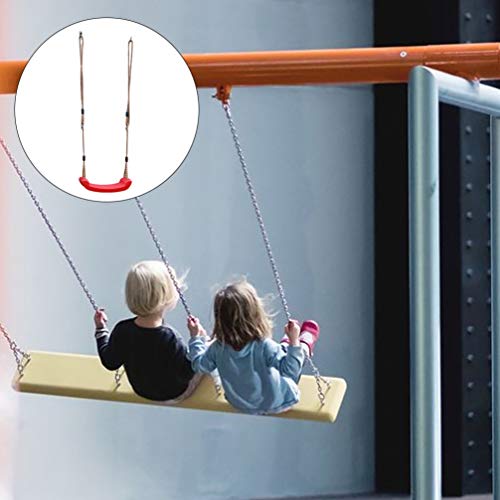 Yardwe Baloiço de Plástico Infantil Balanços Pesados ??Assentos Balanço de Playground Ajustável Cade