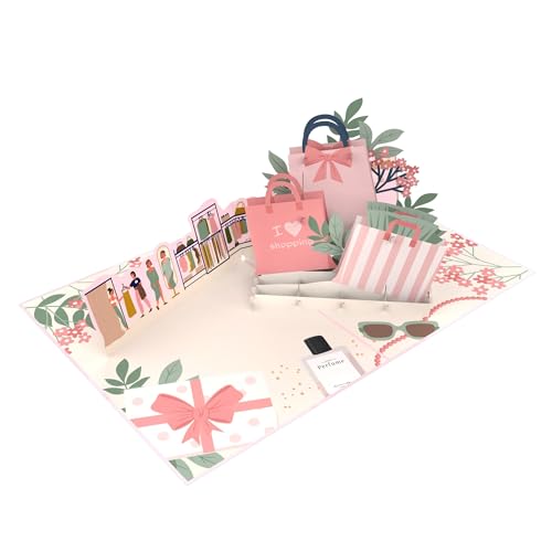 MOKIO® Carte Pop-Up 3D – Shopping – Carte de vœux – vue 4