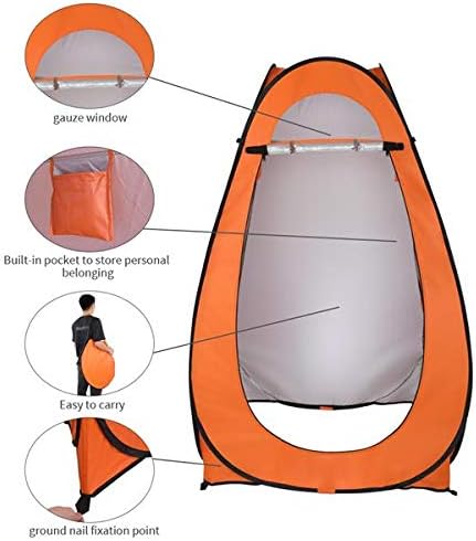 Pop Up Pod Changing Room Privacy Tent – Instant Portable Outdoor Shower Tent, Camp Toilet, Rain Shelter for Camping & Beach – Lightweight & Sturdy, Easy Set Up, Foldable - with Carry Bag