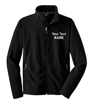 fleece jacket with embroidery