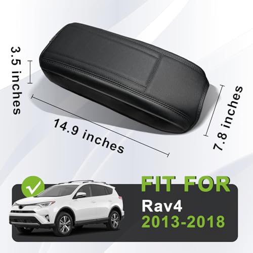 Muslogy Armrest Cover for Toyota RAV4 2013-2018, Regular Thick by Muslogy - Used condition - Image 5