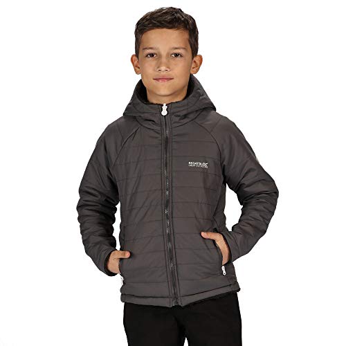 Veste à capuche junior Regatta Spyra réversible et légère pour enfant