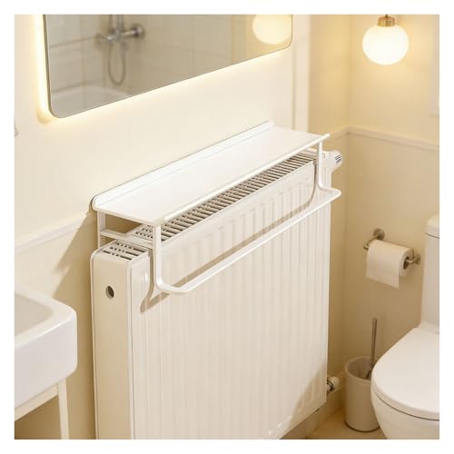 GOFQB Antipolvo Balda Radiador, Balda para Radiador Decoración Estética para Hogares, Dormitorios, Salones y Recibidores(22.83in/58cm)