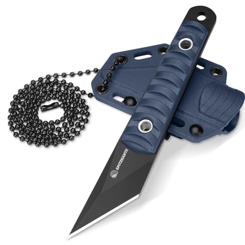 SPITZKANTE Precision Grafting Knife Full-Tang Design Precision Gardening Tool for Budding Bonsai and Plant Grafting Blue Handle