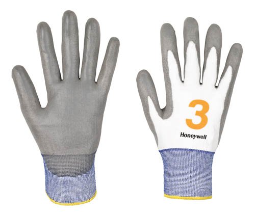 Honeywell Vertigo PU 3 Gloves, Grey, Size 9 (Pack of 10)