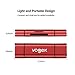 SD Card Reader, VOGEK 3-in-1 USB 3.0 / USB C/Micro USB Card Reader - SD, Micro SD, SDXC, SDHC, Micro SDHC, Micro SDXC Memory Card Reader for MacBook PC Tablets Smartphones - Red