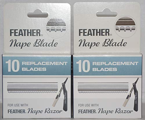 Feather Nape and Body Razor Replacement Blades (20 total)