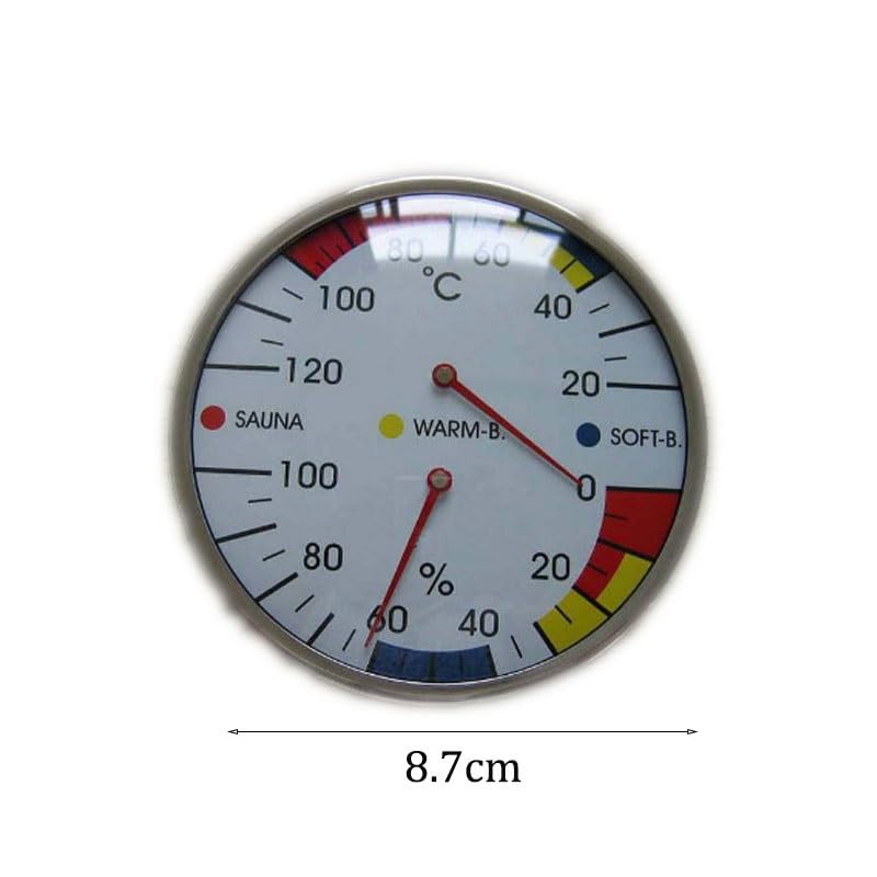 Thermometer Household Use for Sauna Rooms Indoor Outdoor Temperature Humidity Meter