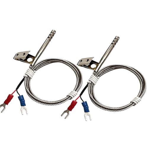 Borne thermocouple de type K en U lot de 2 pour sonde de température CVC et four
