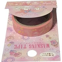 Sanrio My Melody Masking Tape Length 5m Width1.2 cm Sticker Decoration Arts, Crafts & Sewing Stationery Japan Make up