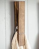 Jumbo Clothespin Bathroom Towel Holder, 1 Clothespin, 12' clothespin, farmhouse bathroom decor, laundry room decor, nursery decor, towel hook (Jacobean)