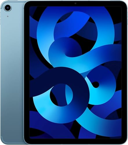 Apple 2022 iPad Air 10.9-inch, Wi-Fi + Cellular, 256GB - Blue (5th Generation) (Renewed)