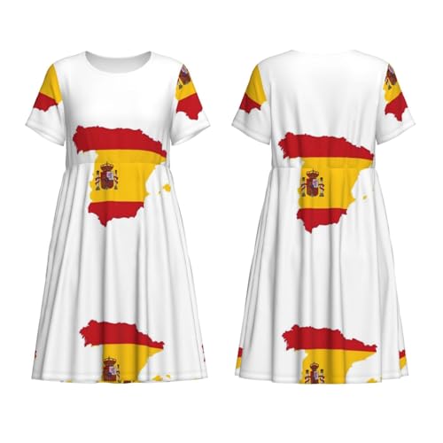 Robe rétro imprimée espagnole avec poches pour sublimer la taille - 4
