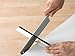 tesa TE05433-00100-00 Barra bajo puerta de PVC cepillo p/suelos lisos 1mx37mm blanco,...