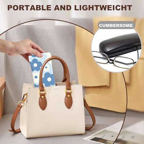 Image of Anikathy 2Pcs Sunglass Eyeglass Glasses Case Soft PU Leather with Cleaning Cloth Portable Glasses Pouch Bag for Men Women
