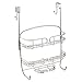 InterDesign Neo Bathroom Over Shower Door Caddy for Shampoo, Conditioner, Soap - Satin
