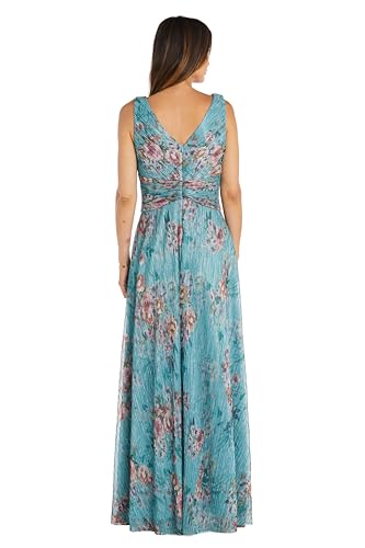 Crinkle Pleated Maxi Dress W/Ruffle Cascade Side3