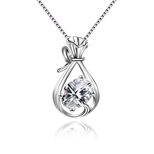 Collier portefeuille argent 925 et zircone pour sublimer un décolleté sans irritation