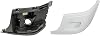 Freightliner Cascadia Bumper Left Side Reinforcement & Cover Without Cut-Out Painted White
