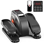 OLIXIS Under-Desk Elliptical Machine–Compact & Quiet Mini Pedal Exerciser with Adjustable Speed, LED Display, Portable Fitness Solution for Home or Office Workouts