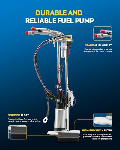Image of PHILTOP Electric Fuel Pump Assembly Fit for Chevrolet S10, GMC Sonoma