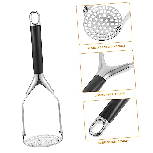 Kartoffelstampfer, 3 Stück, Edelstahl, Kartoffelpresse, manuell, Kartoffelstampfer, Kartoffelpresse, Stampfer, Küche, Kartoffelstampfer, Obststampfer, Edelstahl, Kartoffelzerkleinerer, Zitronennahrung