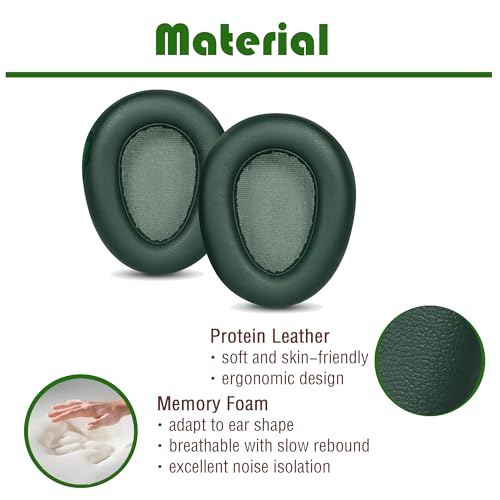 Almohadillas de repuesto JBuds Lux ANC compatibles con audífonos inalámbricos JLAB JBuds Lux ANC, con cuero de proteína miniatura 3