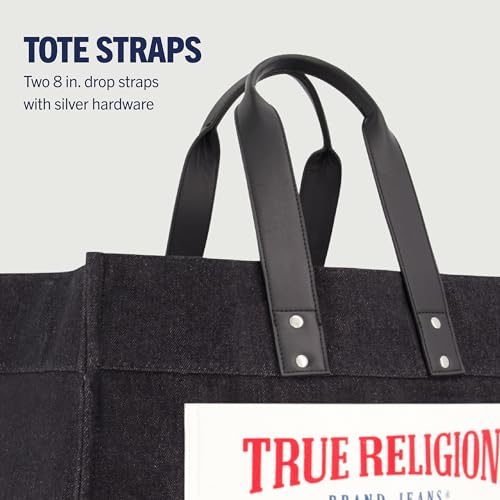 Bolso Tote True Religion de lona para viaje y hombro miniatura 4