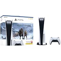 Sony Console PlayStation 5 &Eacute;dition Standard Blanche + God of War Ragnarok, White