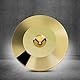 8 Stück 25 x 4 mm Universal Kupfer Lautsprecher Spikes Pads Lautsprecher Shock Base Pad Isolation Ständer Füße Kegel Basis Matten Bodenscheibe (Gold)