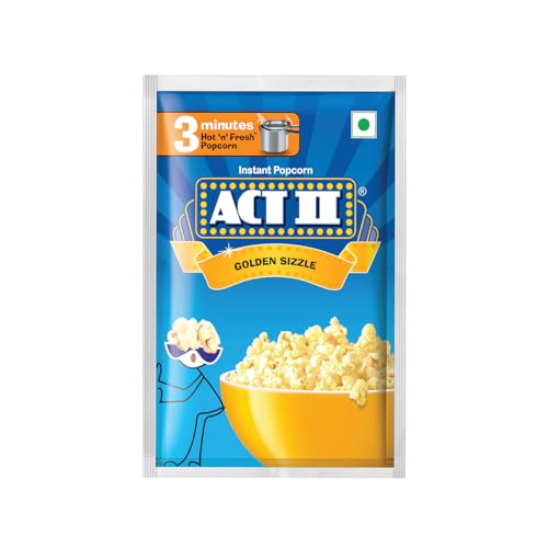 Popcorn Maker Essentials for Snack Lovers With High Standards 36 Act II Golden Sizzle Popcorn, 30+5G Extra =35g/ 32+5.5=37.5G (Wei...