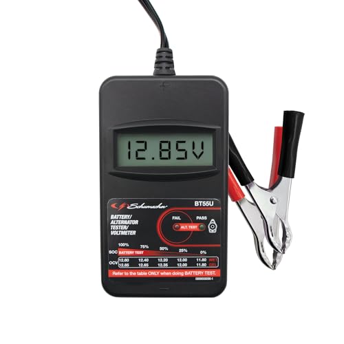 Testeur de batterie auto Schumacher BT55 resout les problemes de demarrage voiture